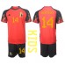 Belgia Dries Mertens #14 Hjemmedraktsett Barn VM 2022 Korte ermer (+ Korte bukser)